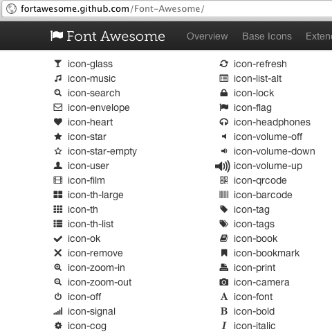 Font Awesome