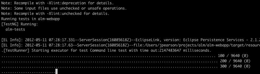 Test Output